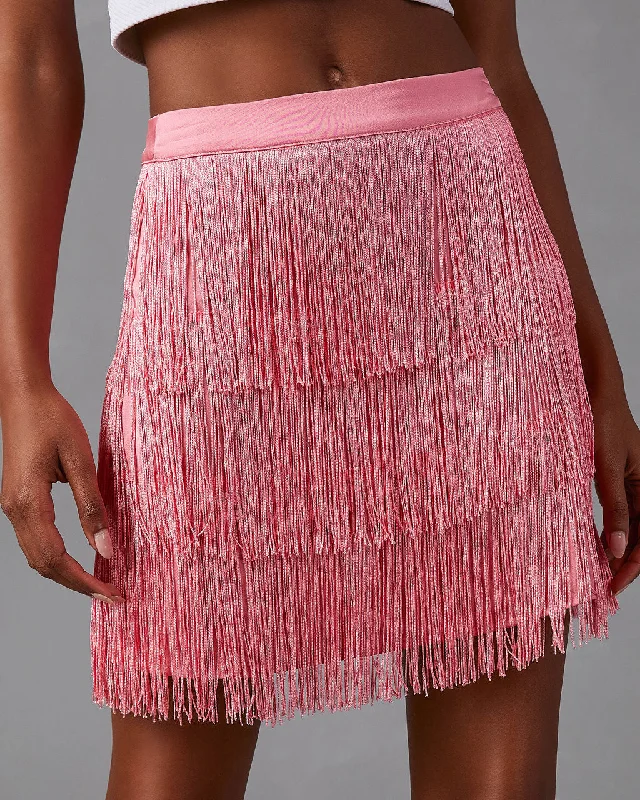 End Of Season Sale Clothing Erini Fringe Mini Skirt