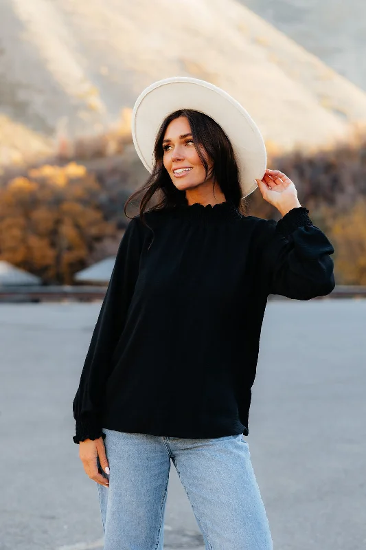 Step Up Your Style For Less Alexis Top-Black