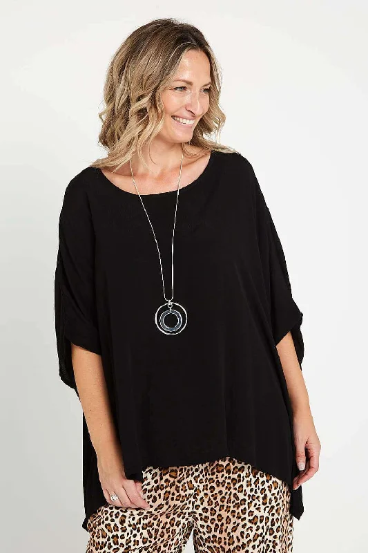 Stay Ahead In Style Kuala Lumpur Top - Black
