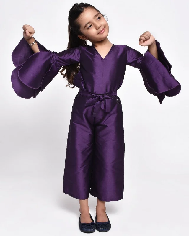 Popular Collection Petal Sleeve Cullote & Top set