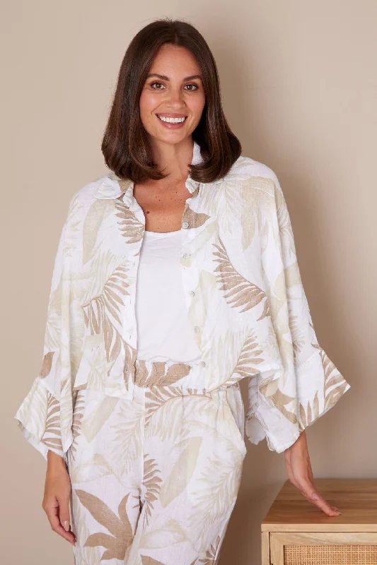 Season Offer Lana Top - Neutral Palm