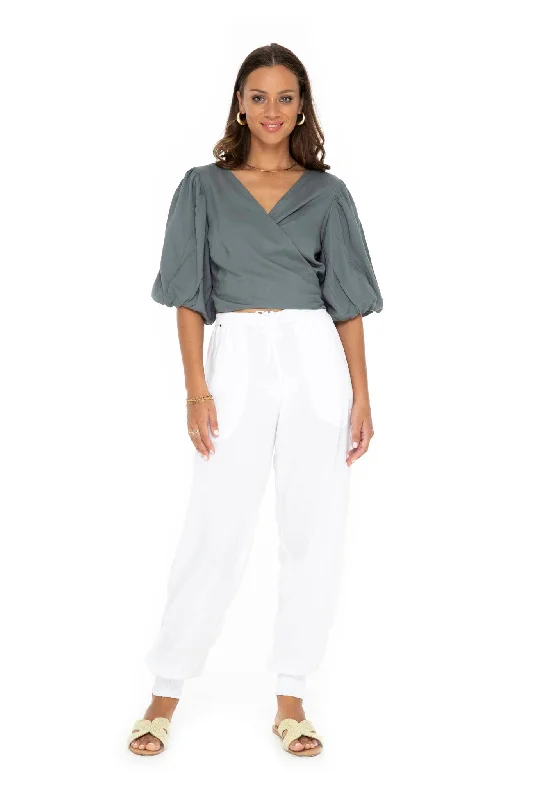 Cozy Chic Promotions Solids Wrap Tops