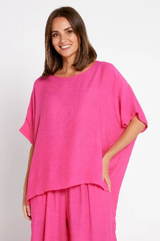 Fashion Deal Gina Top - Hot Pink