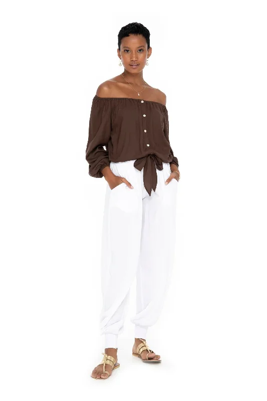 Time-Limited Discounts Just For You Solids Tie Top