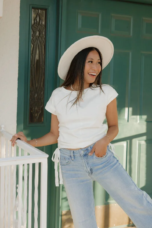 Classic Fashion, Modern Discounts Merrick Top-White