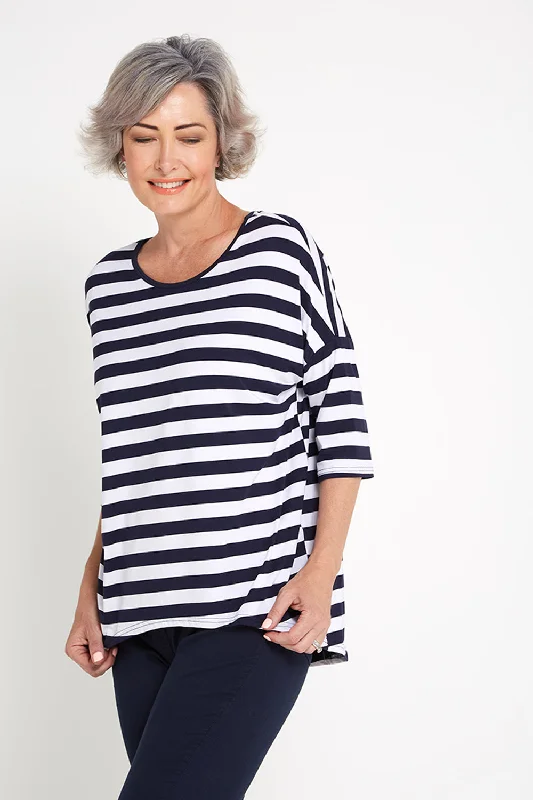Big Discounts Montmartre Bamboo Top - Navy/White
