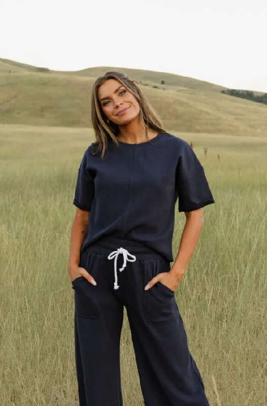 End Of Season Sale Fitz Top-Navy