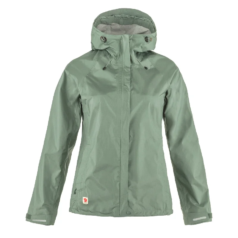Women's Formal Event Clothing Fjallraven Womens High Coast Womens Hydratic Jacket Patina Green