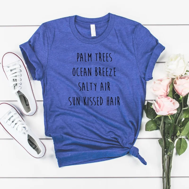 Unmissable Sale – Shop Before It'S Over Palm Trees Ocean Breeze Salty Air Sun Kissed Hair-Plus Sizes