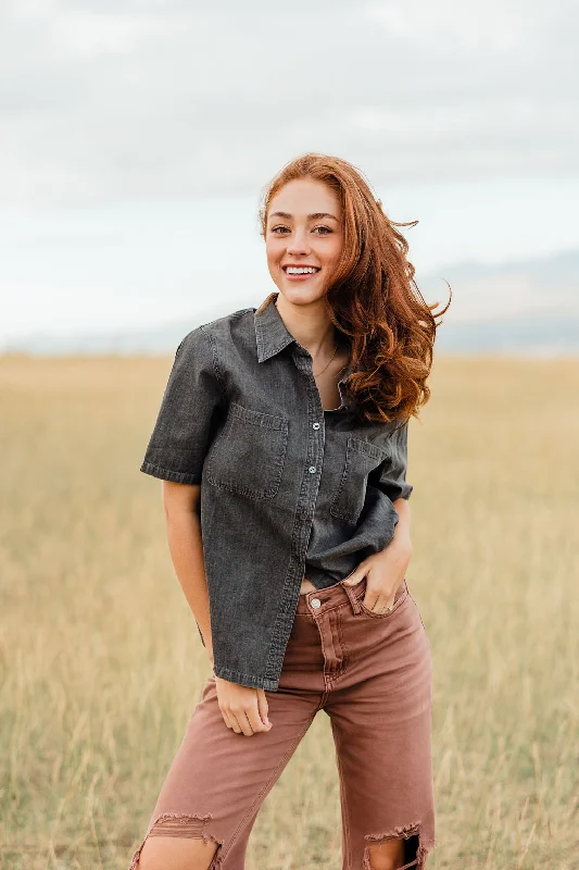 This Weekend's Hottest Deals Are Live Gavin Top-Black Denim