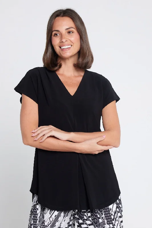 Dive Into Trendy Styles Ashlyn Top - Black