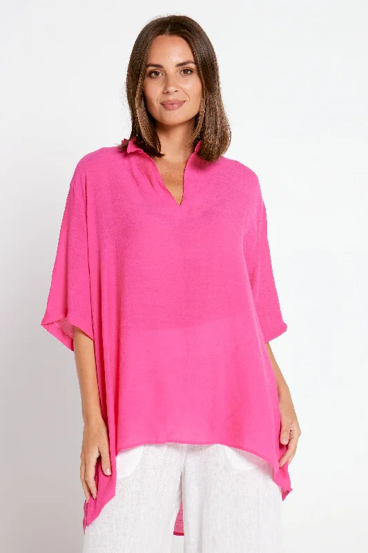 Essentials On Sale Chiara Top - Hot Pink