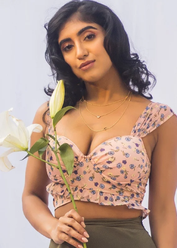 Forward Trendsetter Katie Chiffon Bustier Top