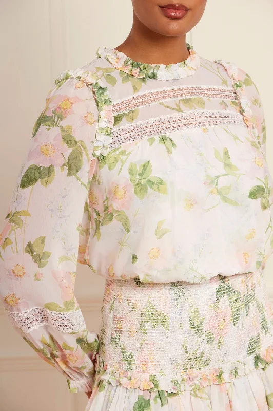Trendy Looks, Wallet-Friendly Prices Immortal Rose Poppy Chiffon Top