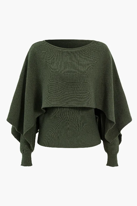 Classic Modern Offers Asymmetrical Long-Sleeve Top