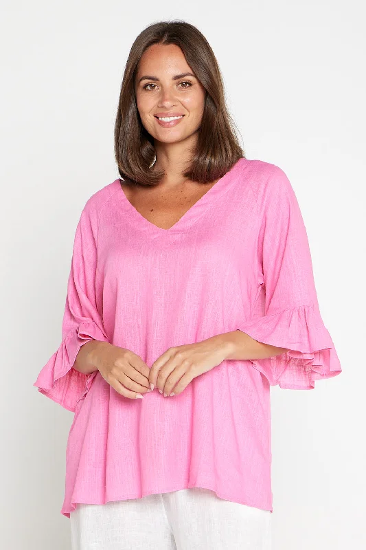 The Latest Fashion Trends Samar Top - Light Pink