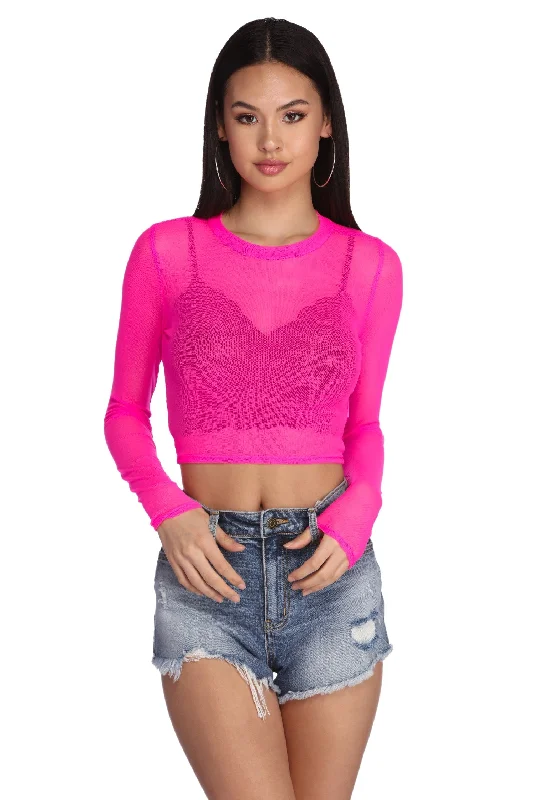 Limited Stock, Big Discounts Mesh With The Best Crop Top