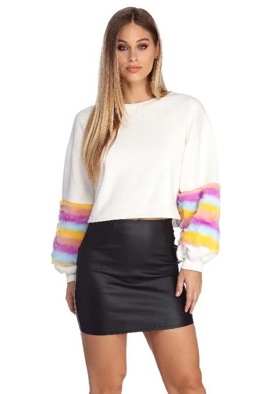 Weekend Exclusive Unicorn Style Pullover Top