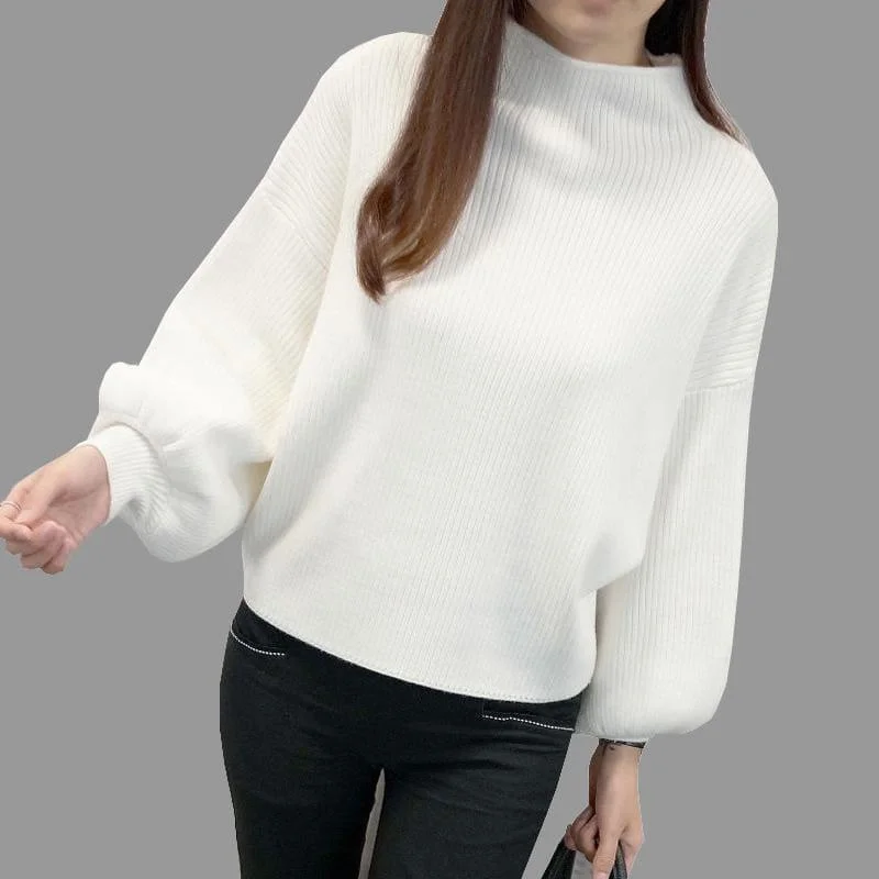 Limited-Time Offers On Top Styles Turtleneck Batwing Sleeve Pullovers Loose Knitted Sweater Top Limited-Time Offers On Top Styles Turtleneck Batwing Sleeve Pullovers Loose Knitted Sweater Top
