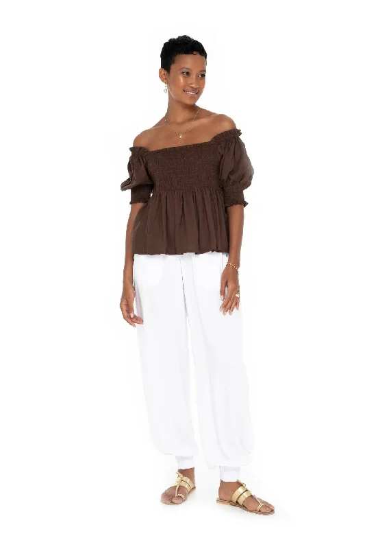 Glamorous Fashion Offers Solids Poppy Top