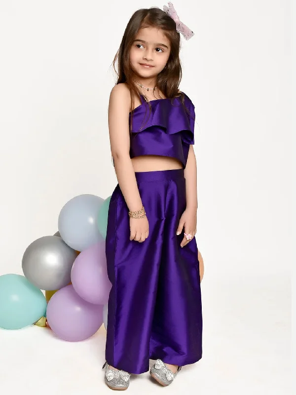 Your Favorite Styles Now On Sale Purple Culotte & Top set
