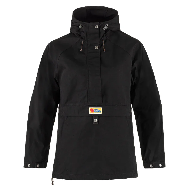 Women's Outdoor Attire Fjallraven Womens Vardag Anorak Black