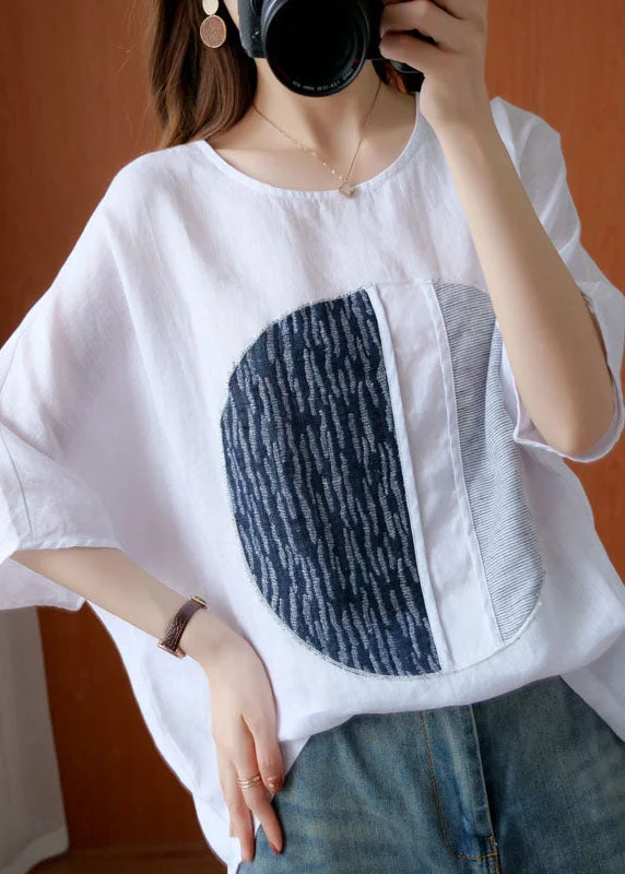 Friday Frenzy – Best Deals Of The Week Oversized White O Neck Patchwork Cotton T Shirt Top Summer Friday Frenzy – Best Deals Of The Week Oversized White O Neck Patchwork Cotton T Shirt Top Summer