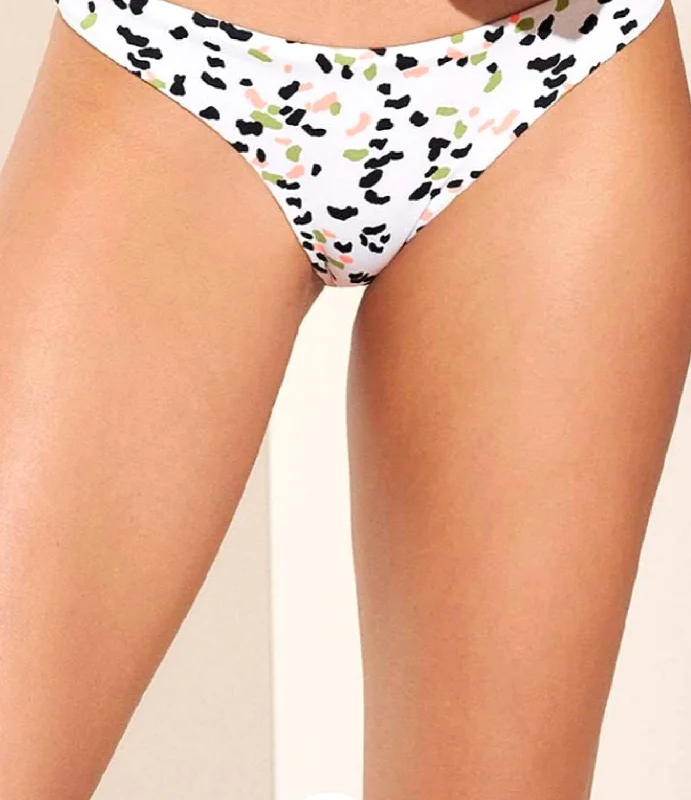 Women's Activewear Garments Opal Flirt Thin Side Bikini Bottom In White