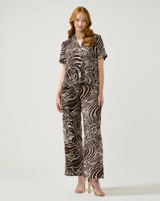 Luxury Fashion Palm Paradise Top