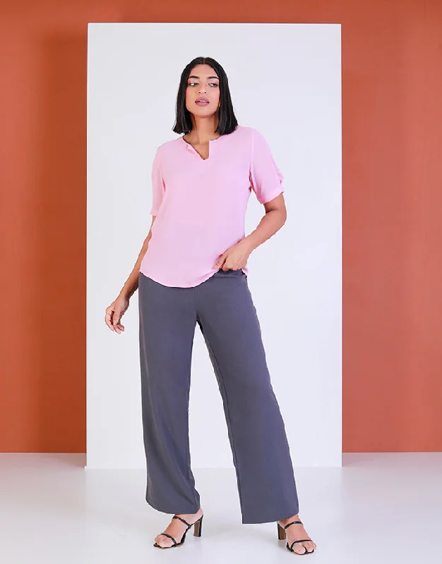 Limited Stock – Get Yours Before It's Gone Slit Neck Line Top Style