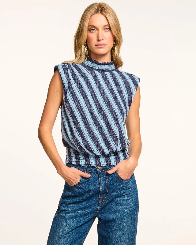 Don't Wait – Weekend Prices Won't Last Herminia Mock Neck Top