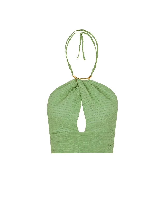 Weekend Savings Start Now Coco Detail Top - Aloe