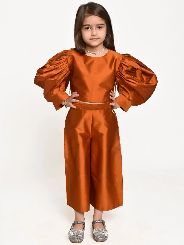 Fashion-Forward Looks At Low Prices Bronze Brown Culotte & Top set