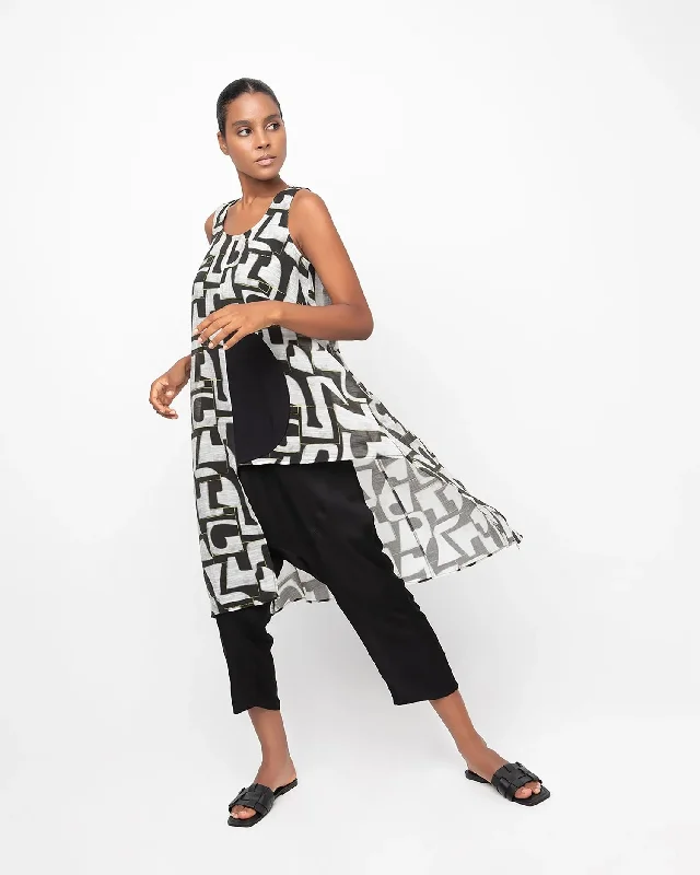 Fall Sale, Prices Drop Ozai N Ku Glyph Tunic Top, Puzzle
