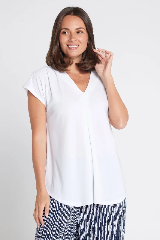 Smart Casual Deals Ashlyn Top - White