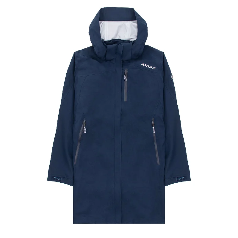 Women's Chic Outerwear Attire Ariat Womens Coastal Coastal Long Waterproof Parka Navy Eclipse Women's Chic Outerwear Attire Ariat Womens Coastal Coastal Long Waterproof Parka Navy Eclipse