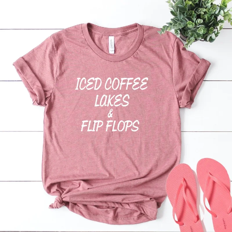 Fashion Sale Iced Coffee Lakes & Flip Flops-Plus Sizes