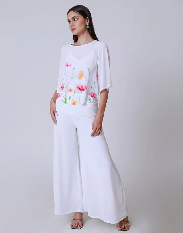 Your Chance To Save Big This Weekend White Screen Print Top