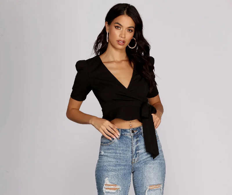 Effortless Style, Endless Impact Rep The Peplum Wrap Top