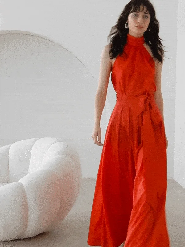 The Sale You'Ve Been Waiting For Ava Red Halter Top