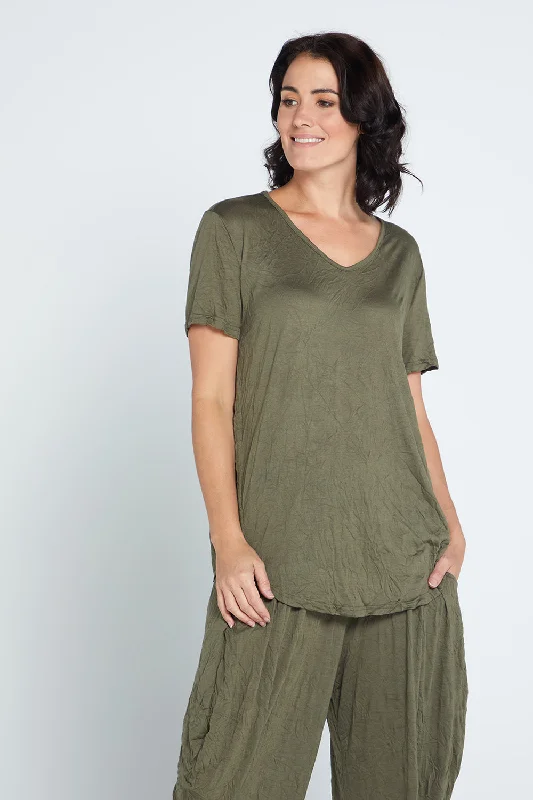 Your Favorite Items Now At Unbeatable Prices Jackie Top - Khaki
