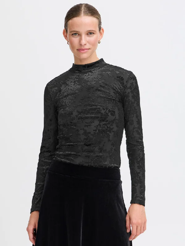 Style Upgrade B Young ByShirley Top Black