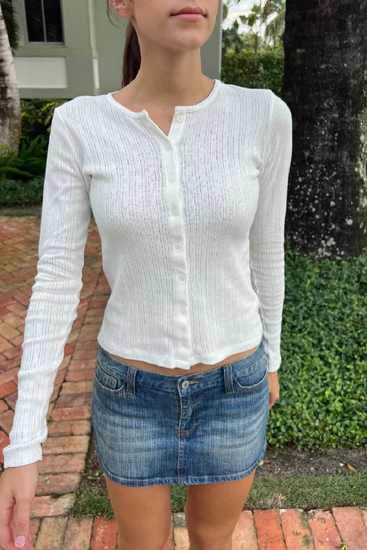 Crazy Price Slashing Zelly Eyelet Top