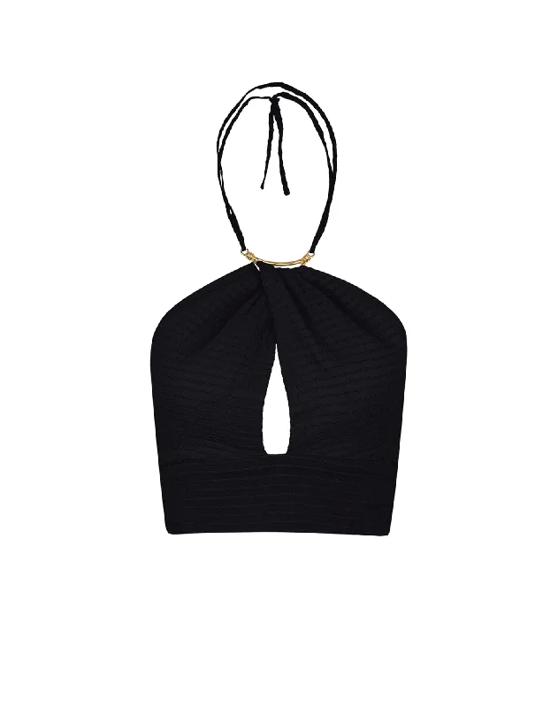 End-Of-Week Clearance Event Coco Detail Top - Black