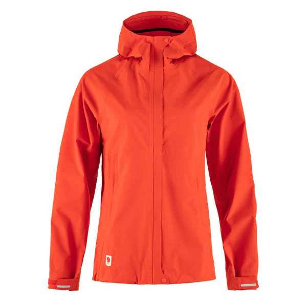 Women's Work Outfit For The Office Fjallraven Womens High Coast Hydratic Trail Jacket Flame Orange Women's Work Outfit For The Office Fjallraven Womens High Coast Hydratic Trail Jacket Flame Orange