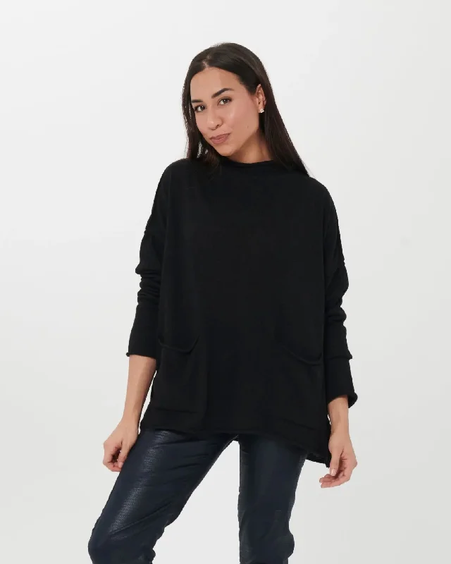 Special Savings Event Happening Now Ozai N Ku Techie Sweater Top, Black