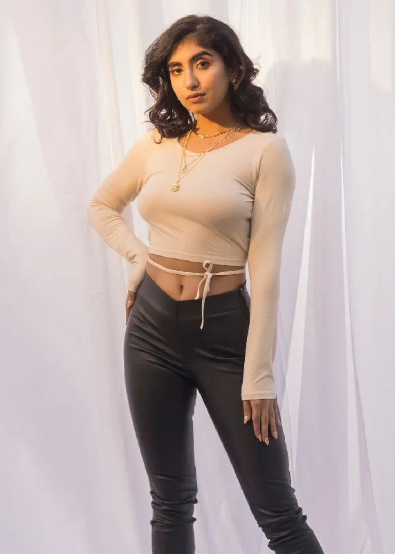Treat Yourself To Amazing Discounts Ashley Tie Back Top