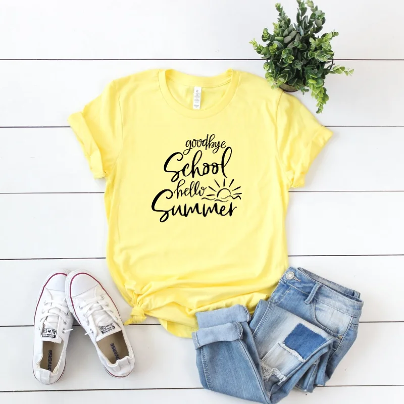 Embrace New Fashion Goodbye School Hello Summer-Plus Sizes