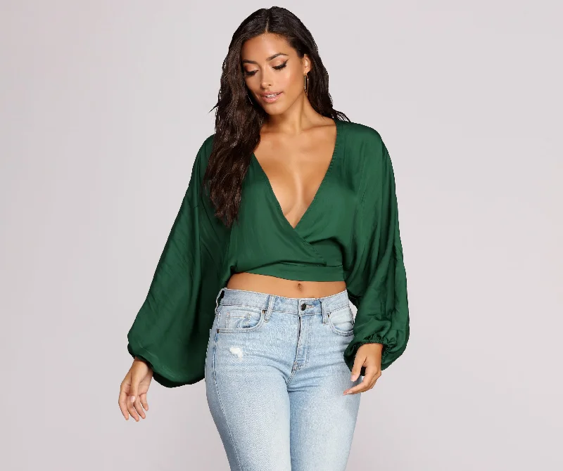 Refresh Your Wardrobe At A Fraction Of The Cost Perfect Plunge Dolman Sleeve Top