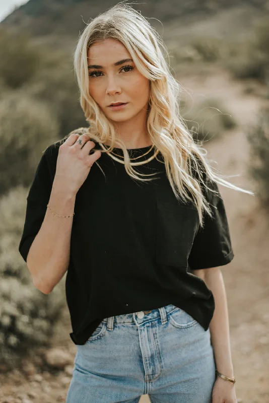 Big Discounts This Weekend Only Fitz Top-Black